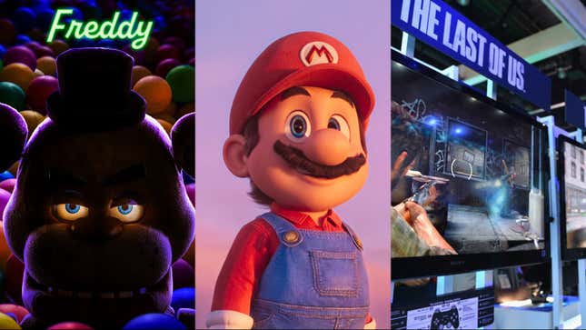 Image for article titled Mad about Mario, Freddy, and bloaters: Here&#39;s why video game adaptations finally clicked in 2023