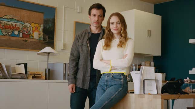 Nathan Fielder as Asher and Emma Stone as Whitney 